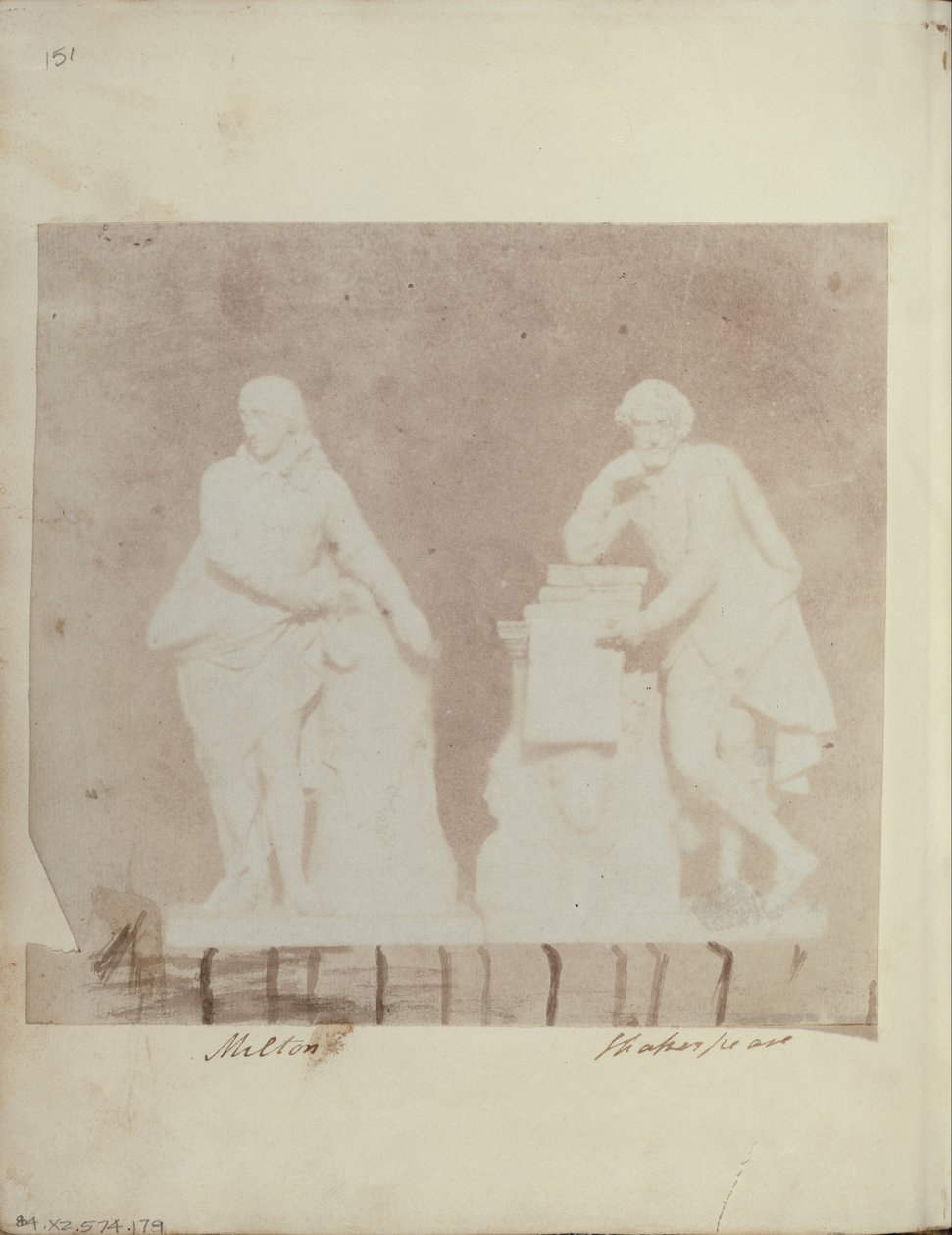 Criador desconhecido, britânico - estatuetas de Milton e Shakespeare. de Unbekannt Unbekannt
