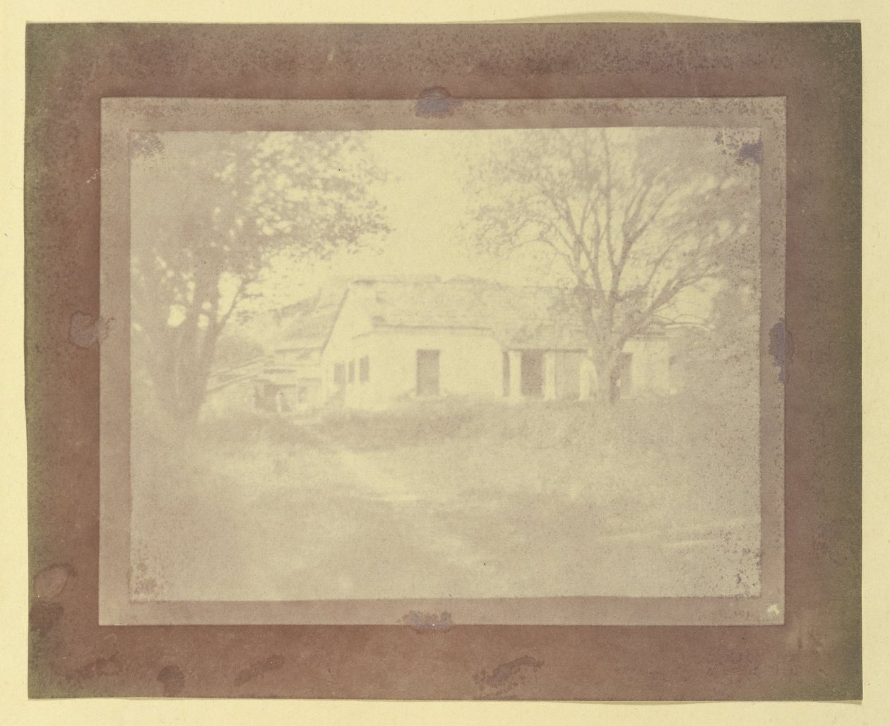 Criador desconhecido, britânico, ativo Índia aproximadamente 1843 - (View of a House, India) (6754883) de Unbekannt Unbekannt