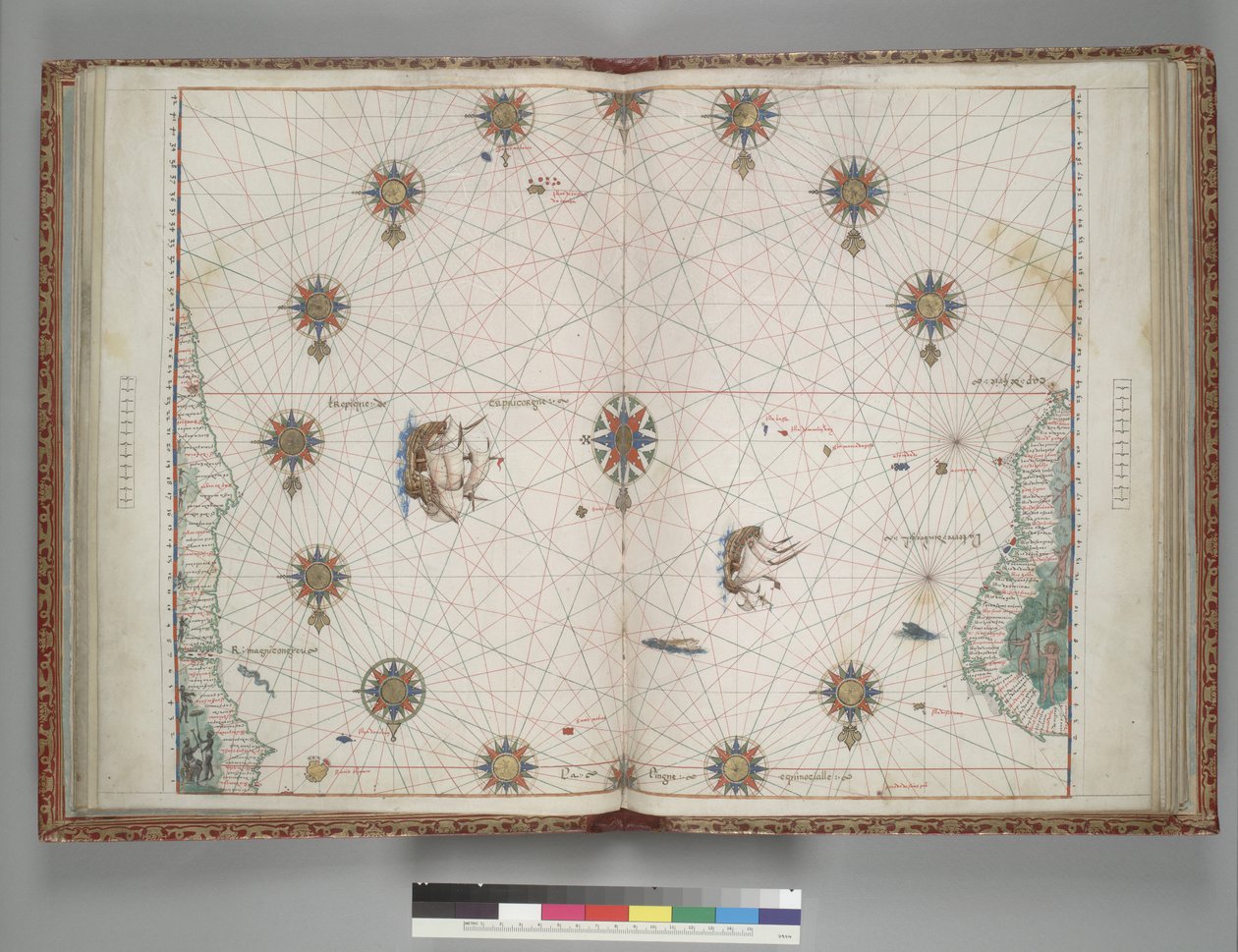 Vallard Atlas 1547 6 Brasil África Oceano Atlântico de Unbekannt Unbekannt