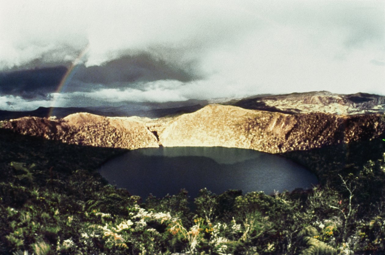 Vista, de, lago, guatavita de Unbekannt Unbekannt