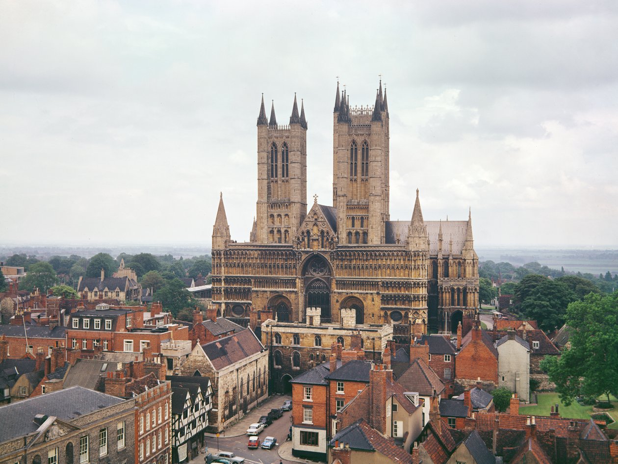 Vista, de, catedral lincoln de Unbekannt Unbekannt