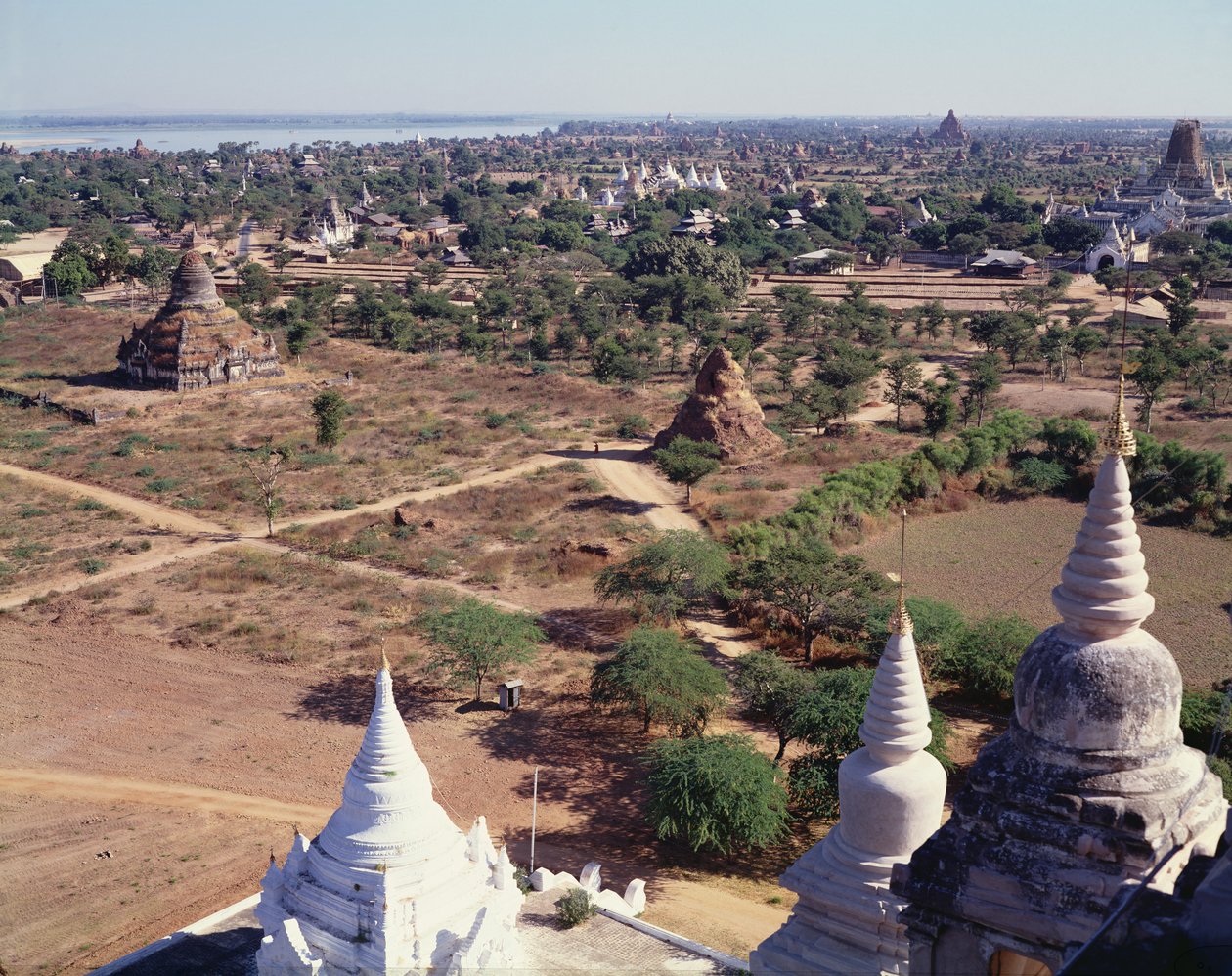 Vista, de, templos, em, bagan, burma de Unbekannt Unbekannt