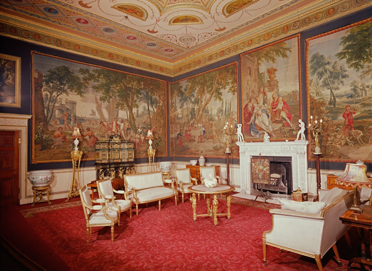 Vista da foto da sala de desenho de Unbekannt Unbekannt