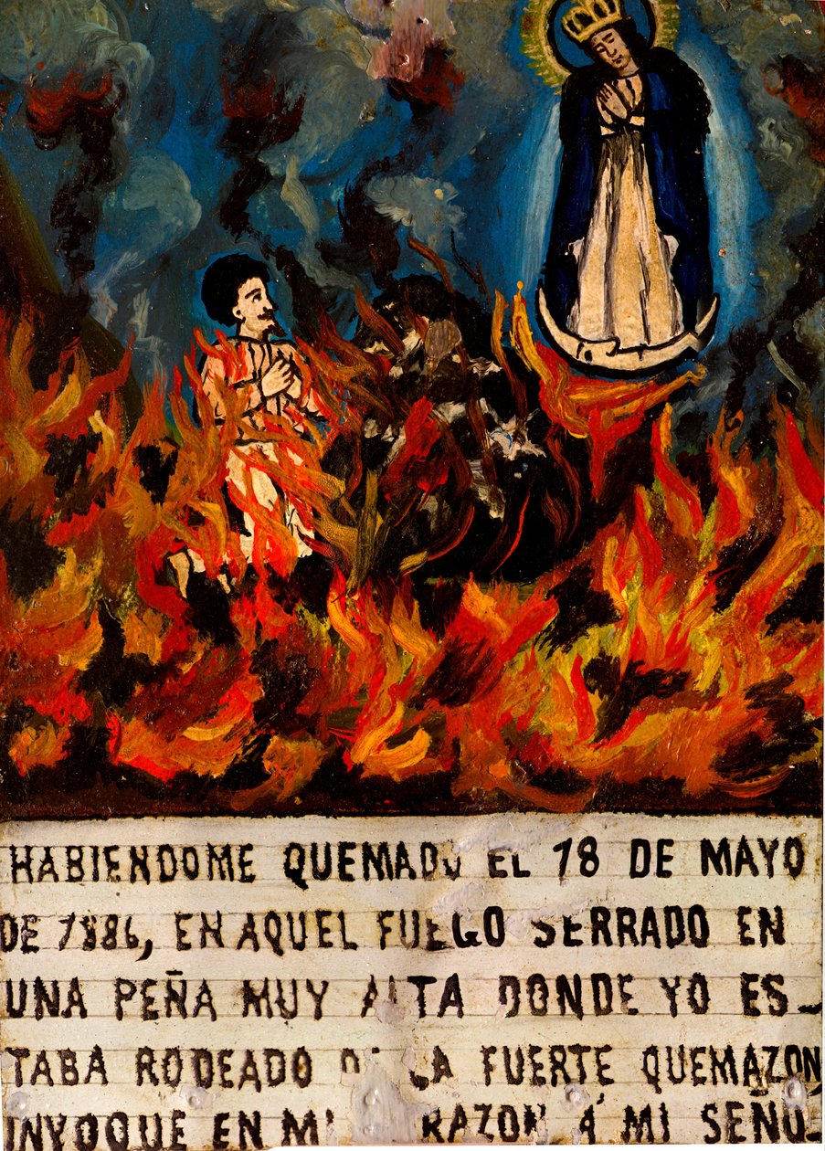 Oferta votiva dedicada a Nossa Senhora da Solidão de Unbekannt Unbekannt