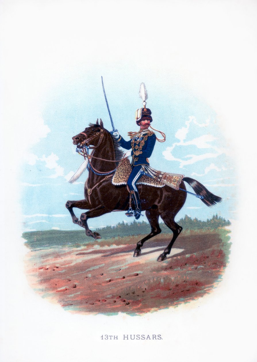 13os Hussardos, 1889 de Unbekannt