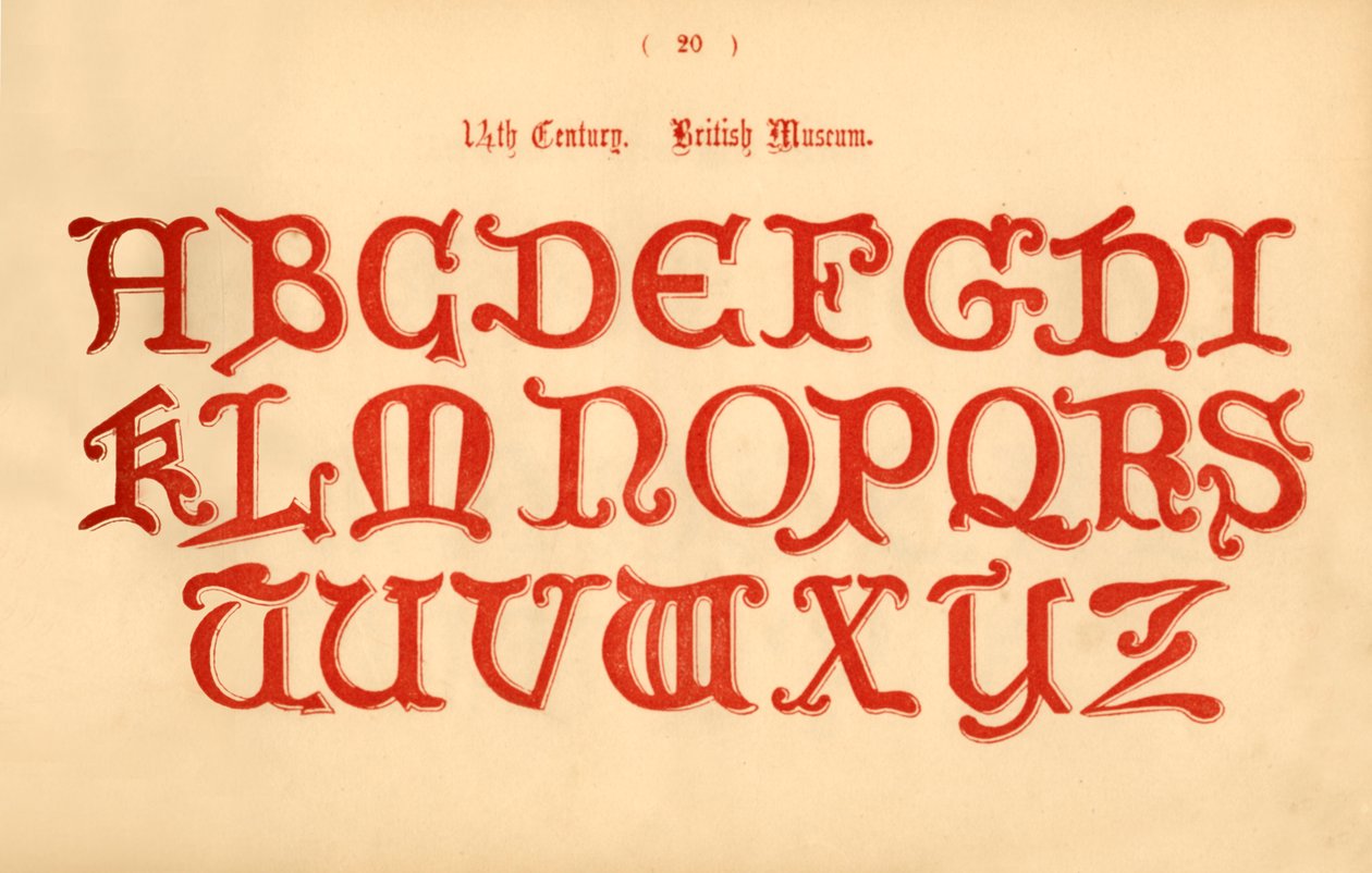 Século 14. Museu Britânico, 1862 de Unbekannt
