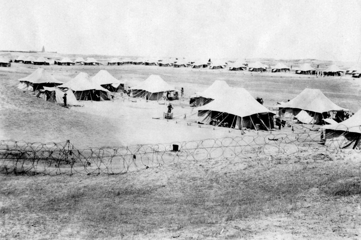 15 campo de batalhão da RWR, Samarra, Mesopotâmia, 1918 de Unbekannt