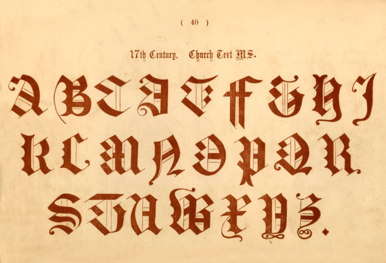 Século XVII. Texto da Igreja MS., 1862 de Unbekannt