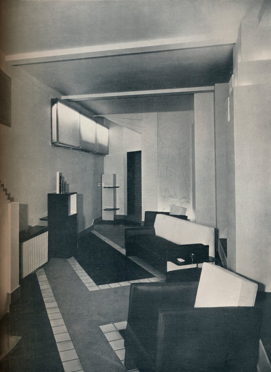 Sala de estar dos anos 30, 1930 de Unbekannt