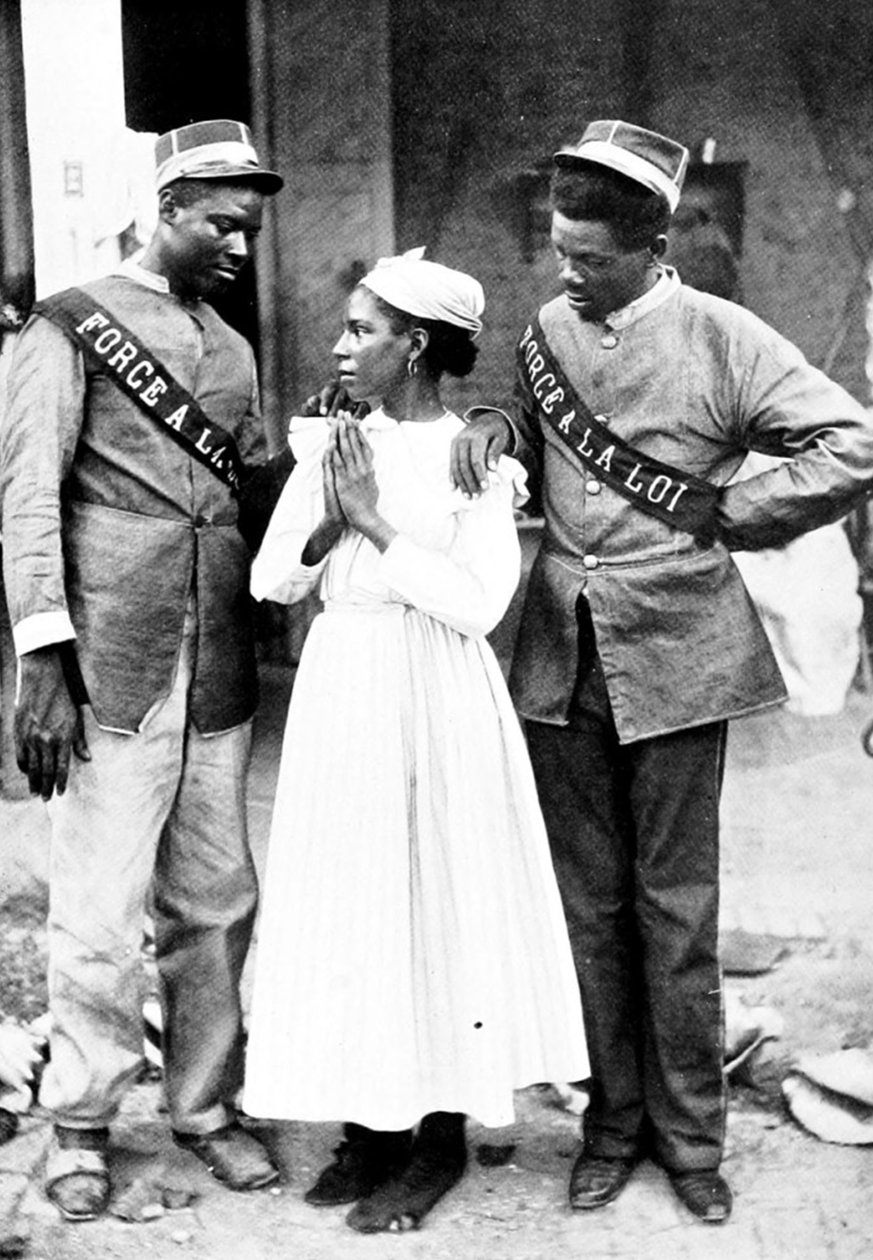 19369N HAITI Polícia haitiana antes da ocupação americana em 1917 de Unbekannt