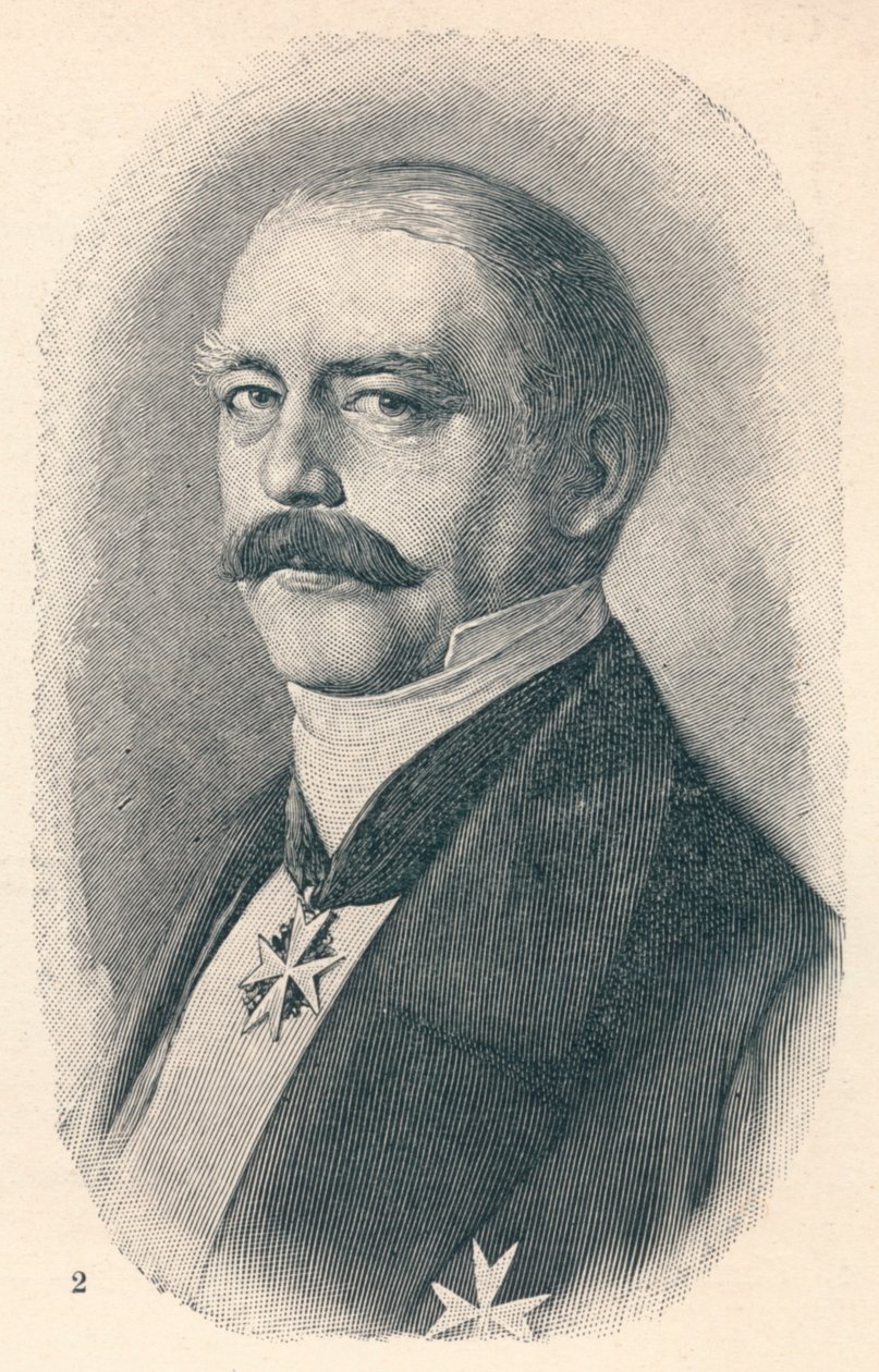 2 - Otto Van Bismarck em quatro estágios de sua carreira, 1907 de Unbekannt