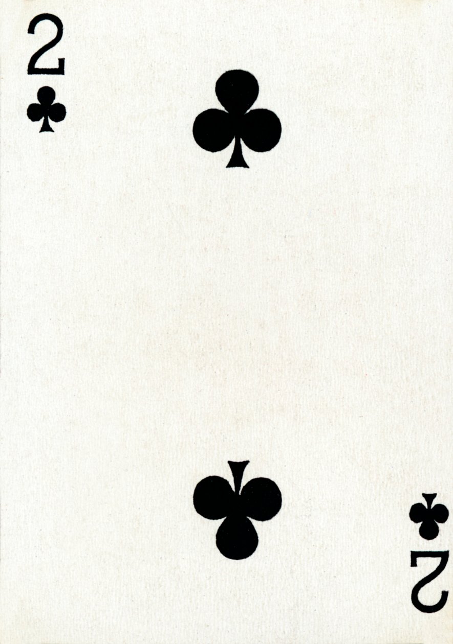 2 de clubes de um baralho de cartas de baralho Goodall & Son Ltd., c1940 de Unbekannt
