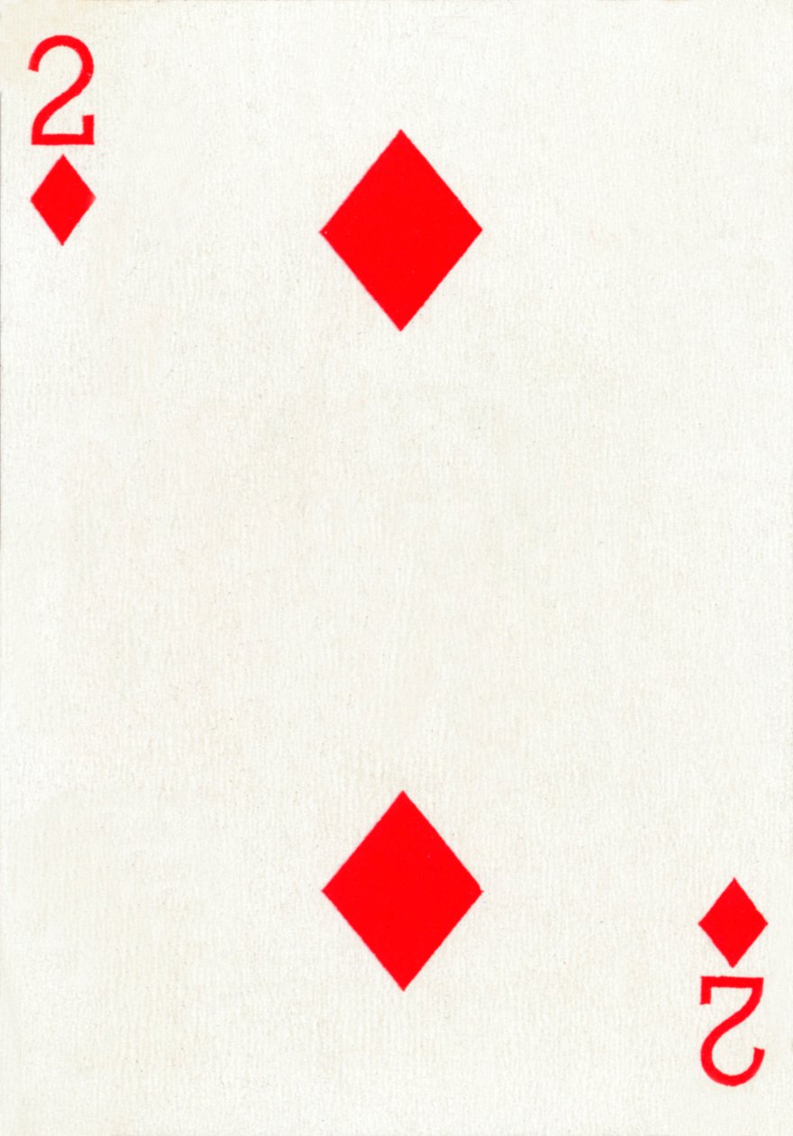 2 de ouros de um baralho de cartas de baralho Goodall & Son Ltd., c1940 de Unbekannt