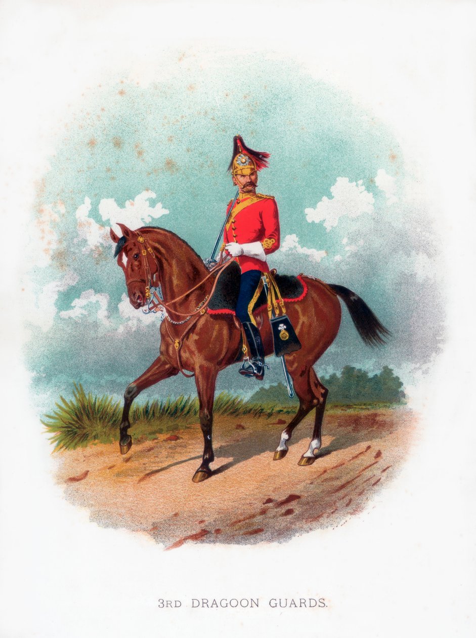 Terceiros guardas de dragões, 1888 de Unbekannt