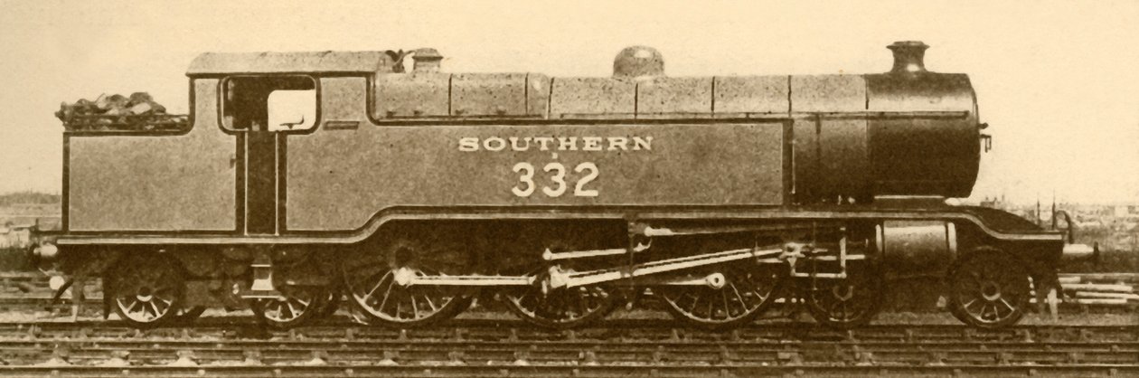 4-6-4 Motor de tanque do Báltico, Southern Railway, 1930. de Unbekannt
