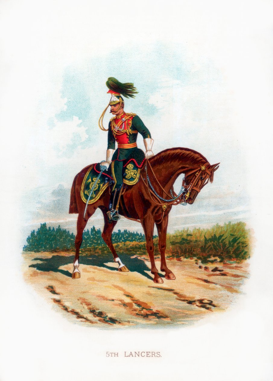 5o Lancers, 1889 de Unbekannt