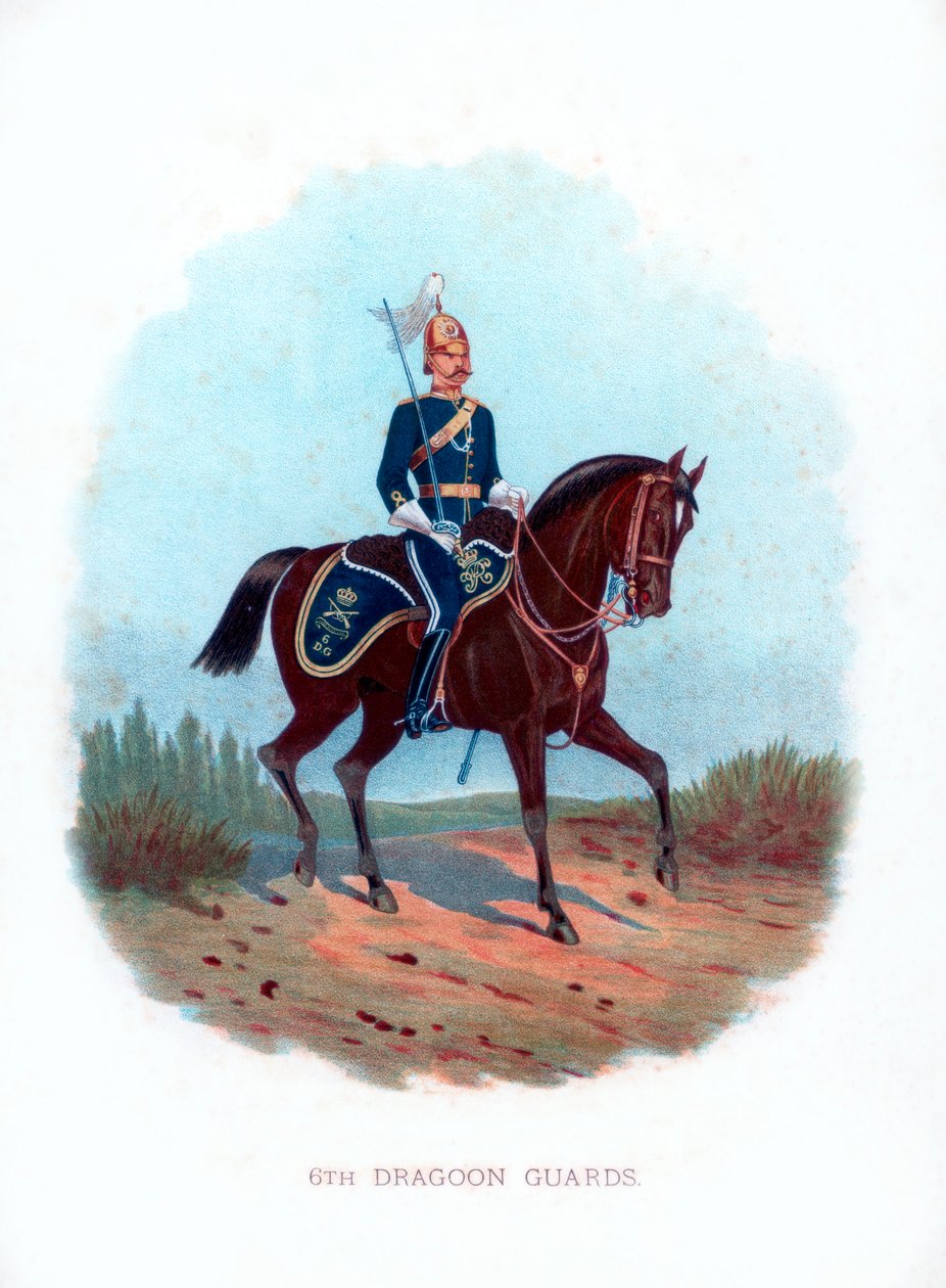 6o Guardas de Dragoon, 1888 de Unbekannt