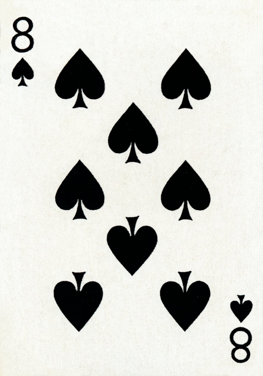 8 de espadas de um baralho de cartas de baralho Goodall & Son Ltd., c1940 de Unbekannt