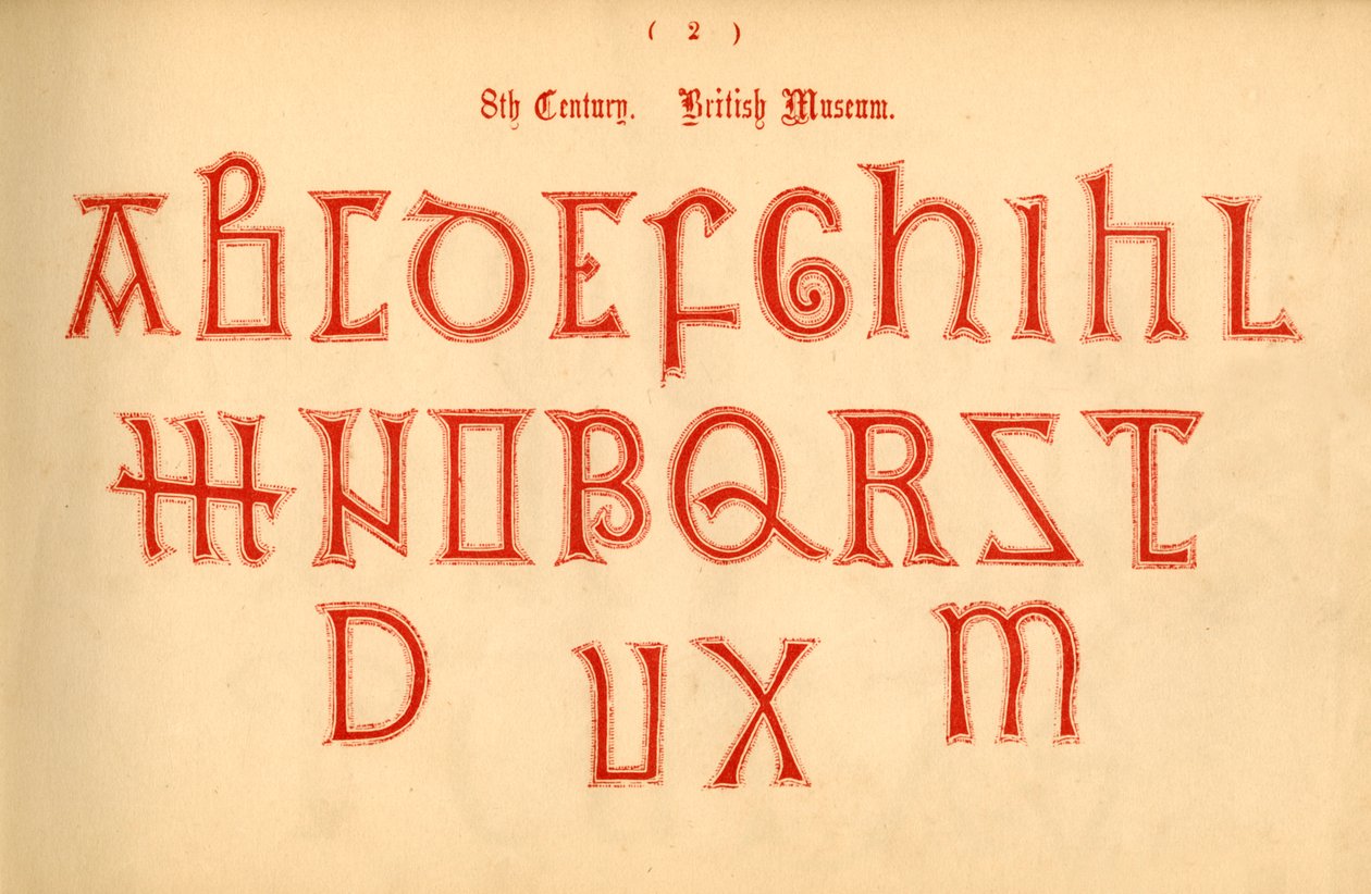 Século VIII. Museu Britânico, 1862 de Unbekannt