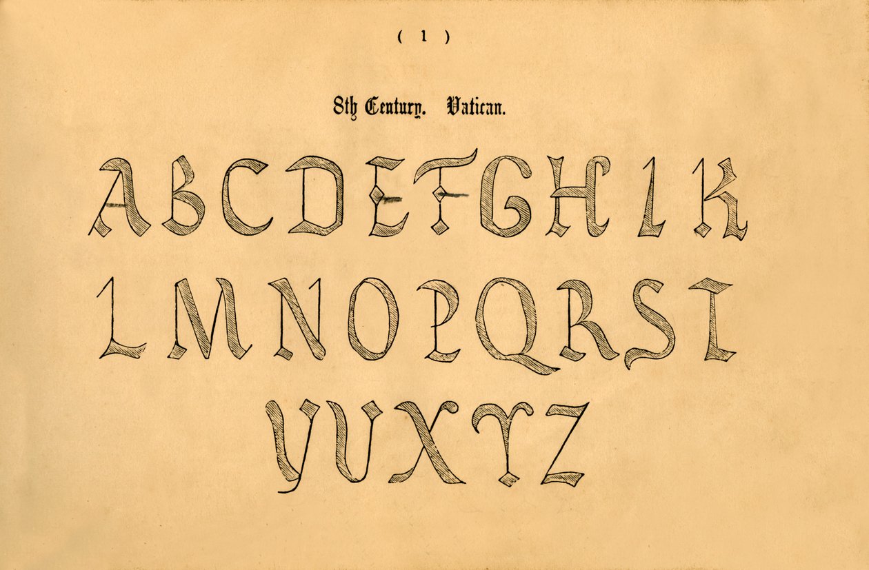 Século VIII. Vaticano, 1862 de Unbekannt