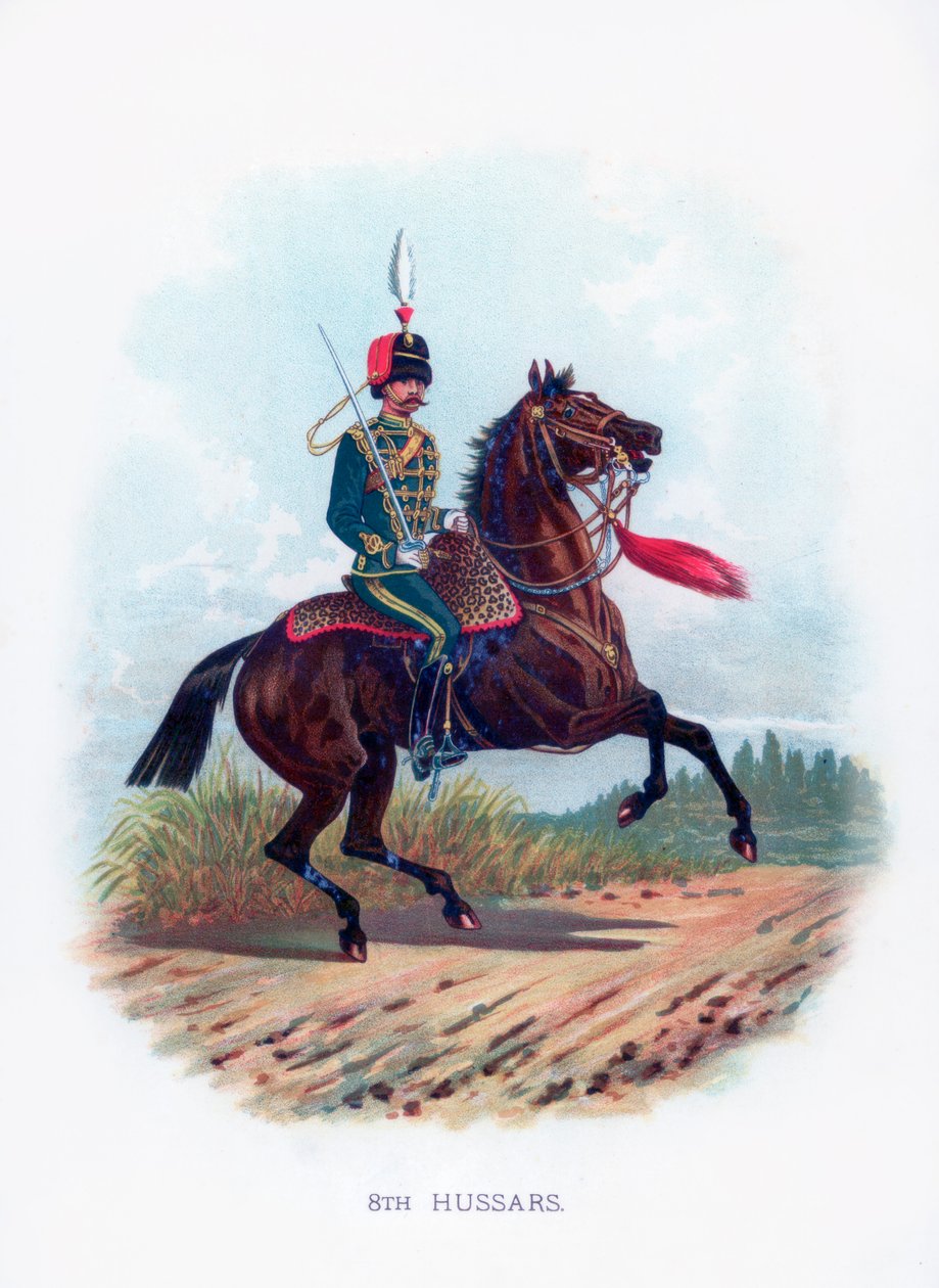 8o Hussardos, 1889 de Unbekannt