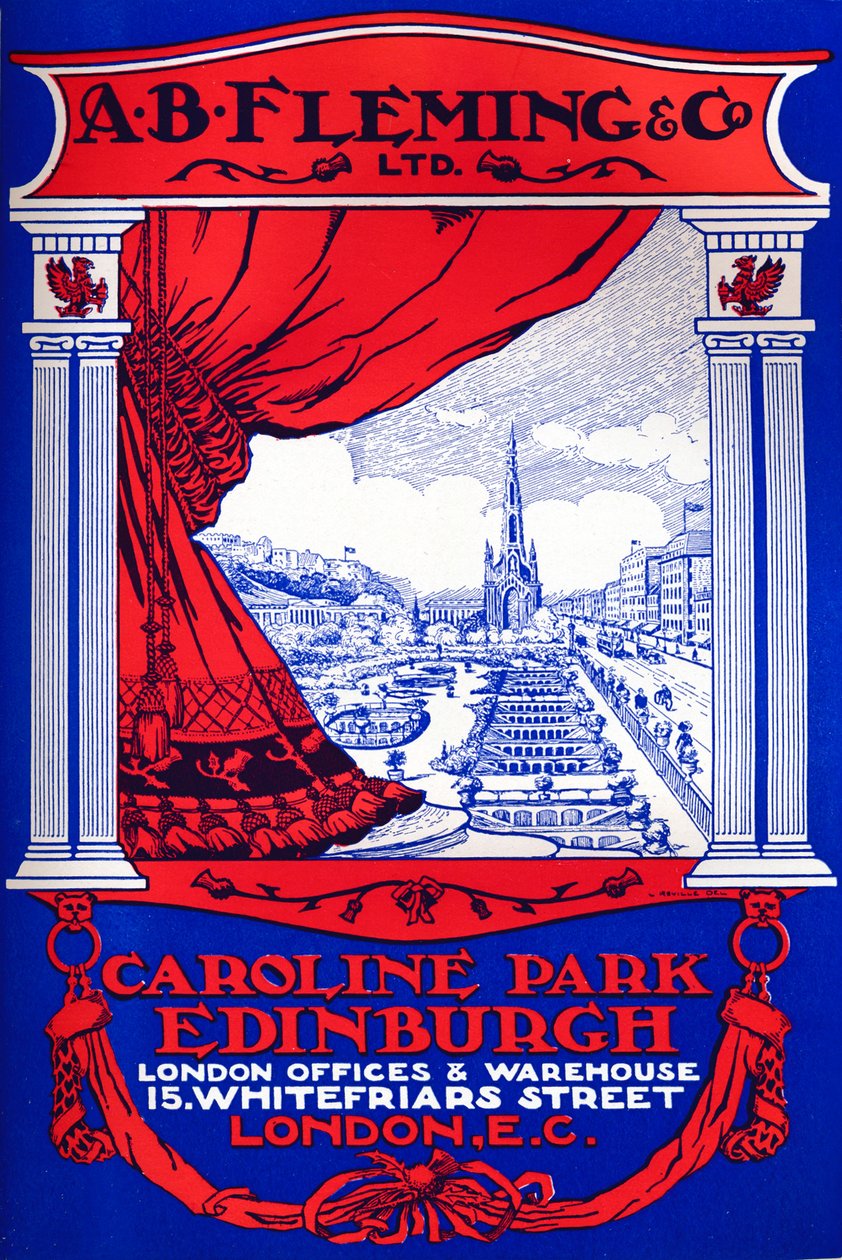 Anúncio da AB Fleming & Co. Ltd., 1910 de Unbekannt