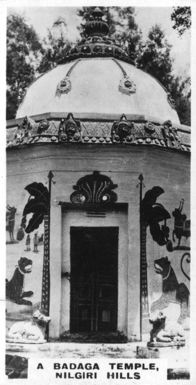 Templo de Badaga, Nilgiri Hills, Índia, c1925 de Unbekannt