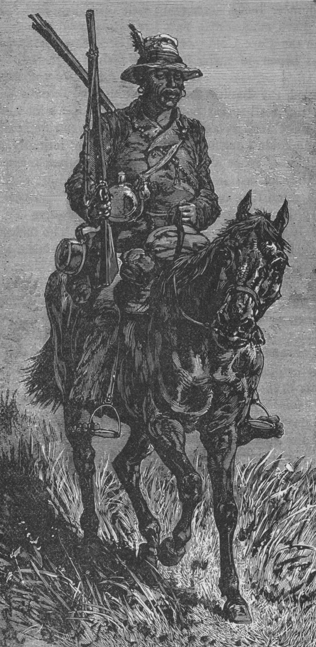 Um escuteiro de Basuto, c1880 de Unbekannt