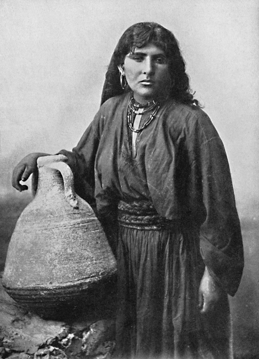 Uma mulher beduína, Egito, 1912 de Unbekannt