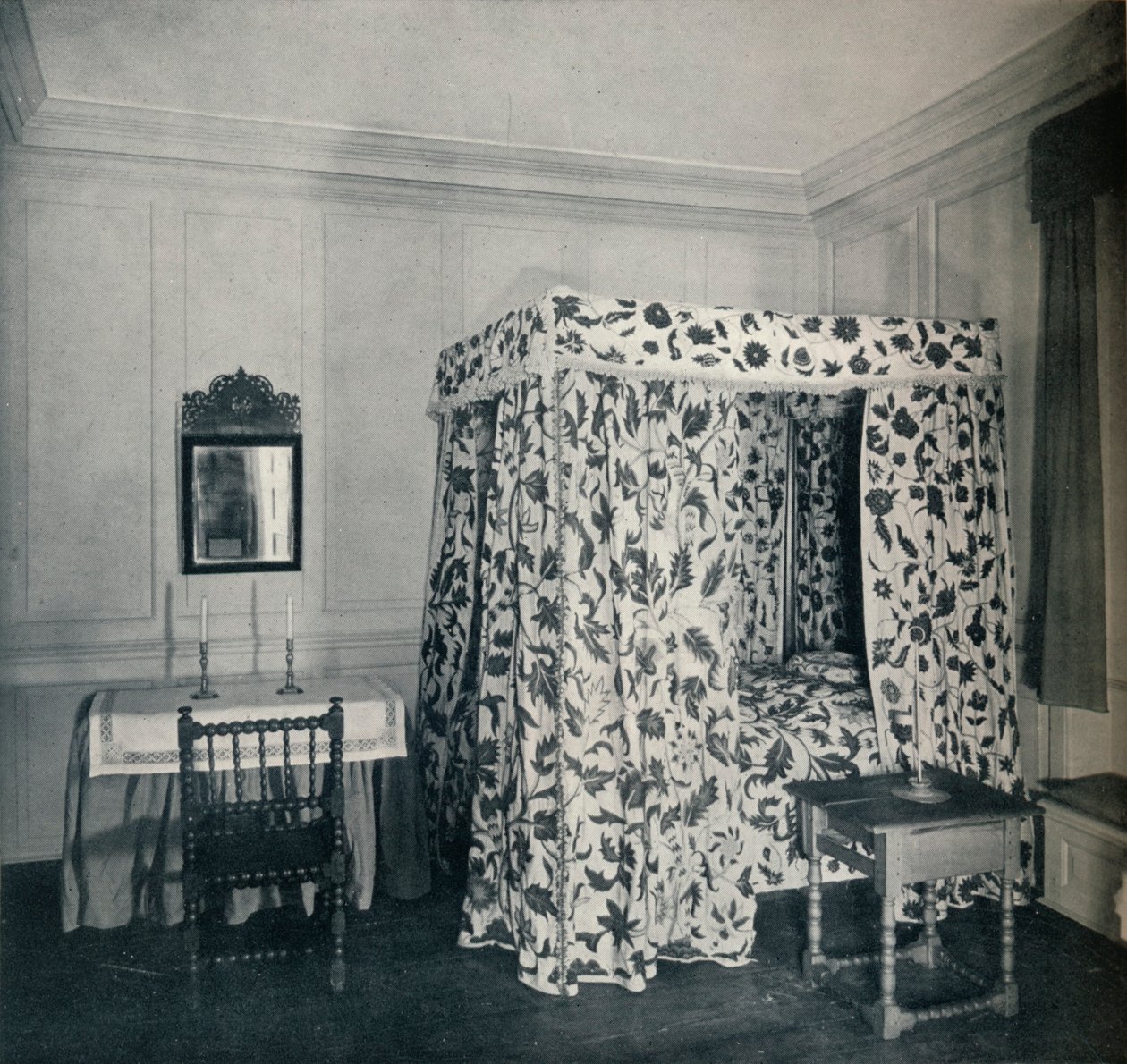 Um quarto da Casa do Major Nicholas Sewall, na Secretaria, 1930 de Unbekannt