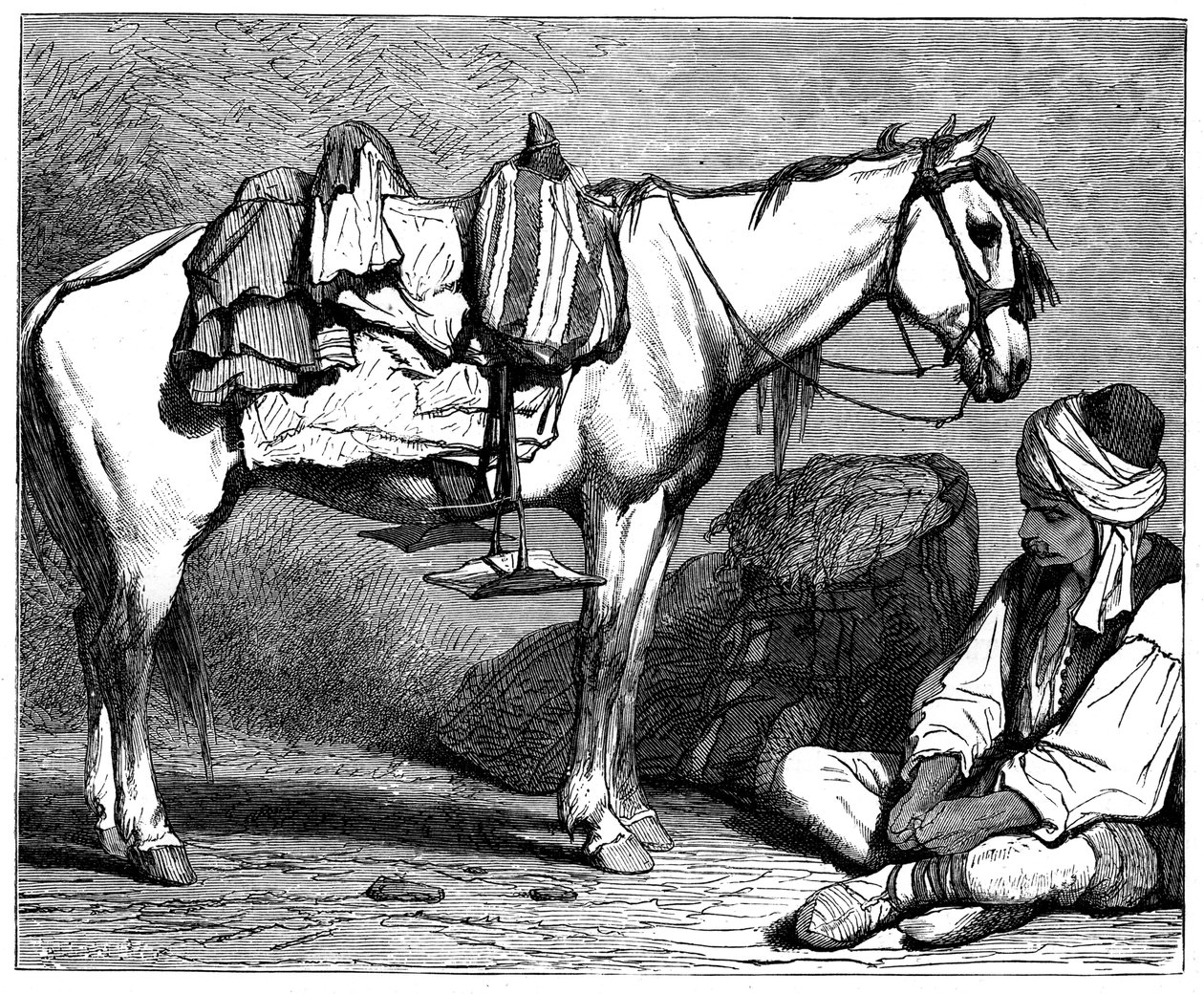 Um camponês da Bósnia, c1890 de Unbekannt