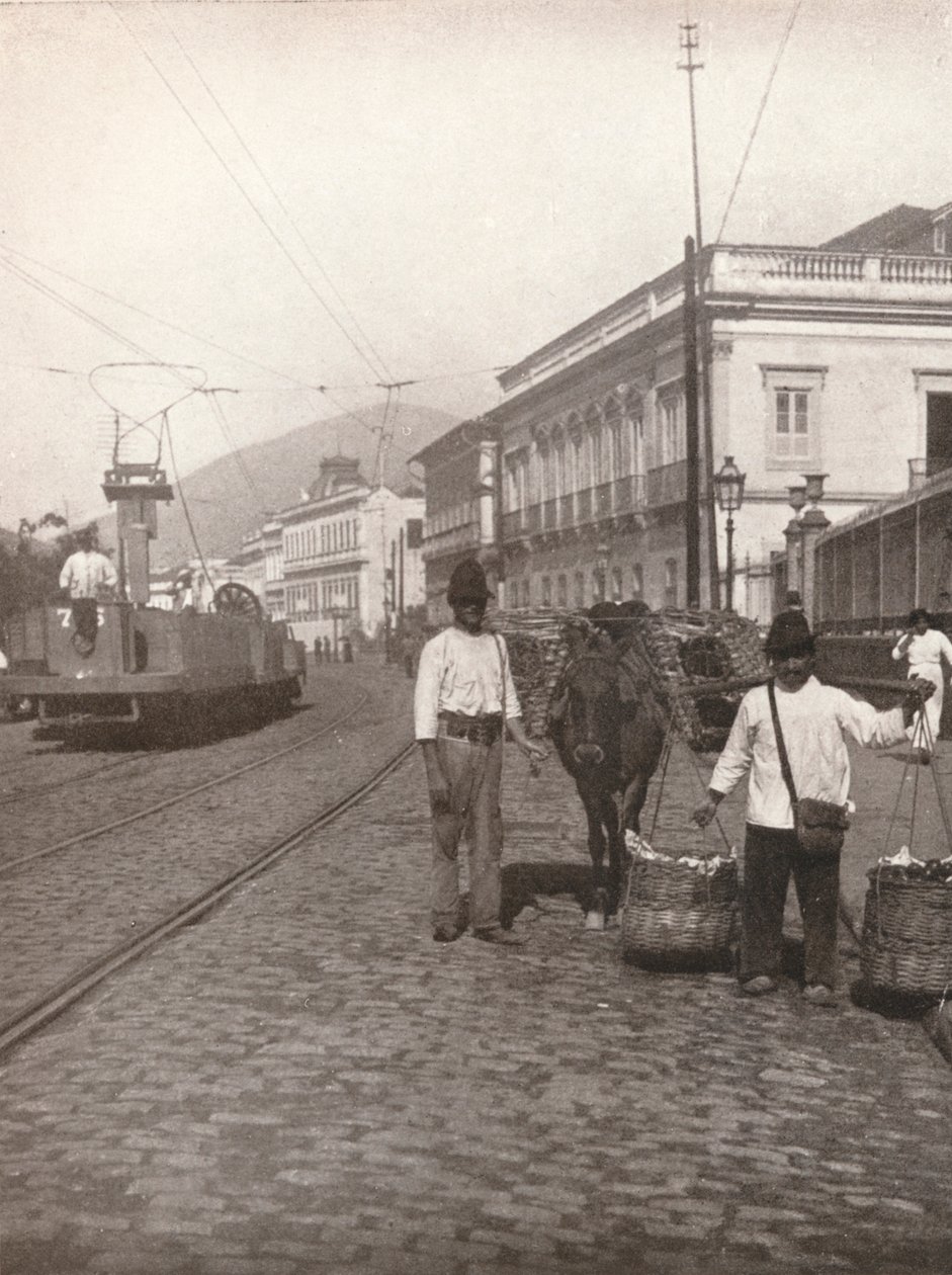 A Botafogo street scene, Rio, 1914 de Unbekannt