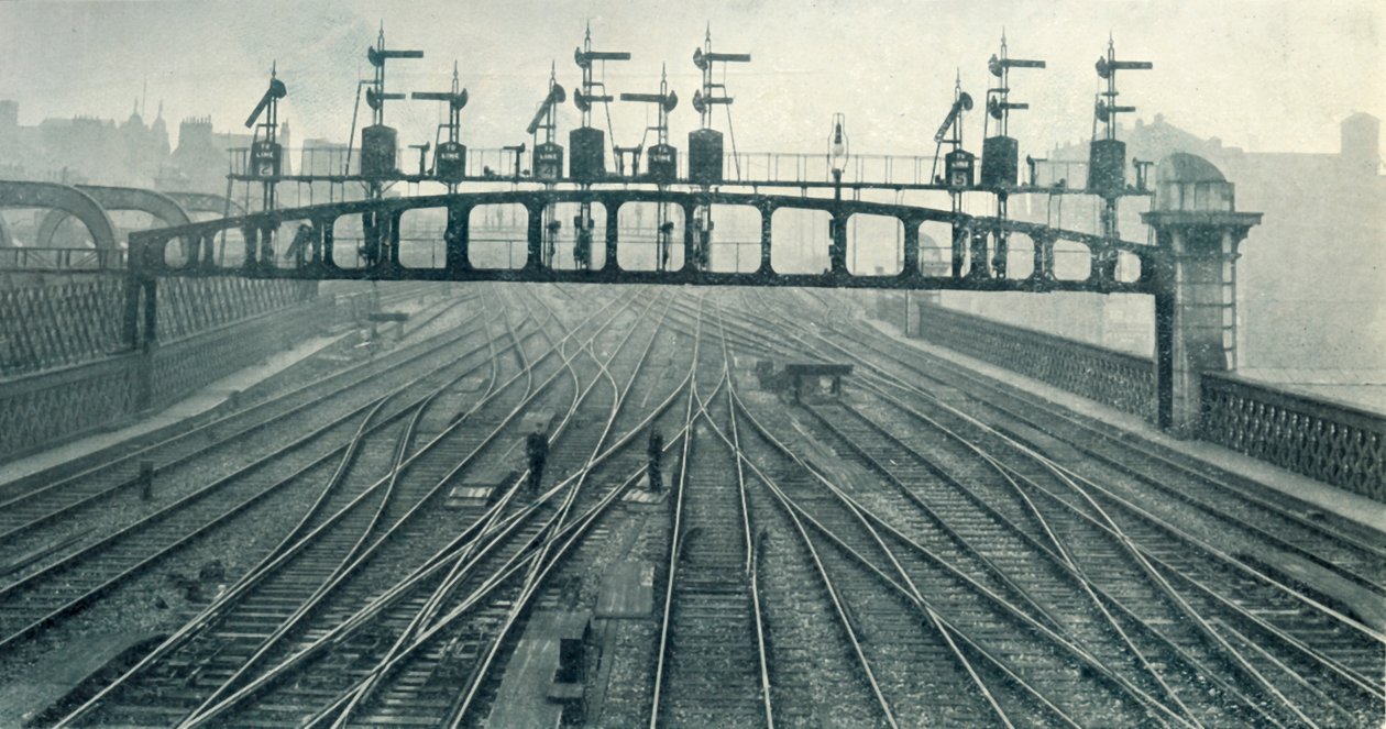 Uma ponte de sinais, 1922. de Unbekannt