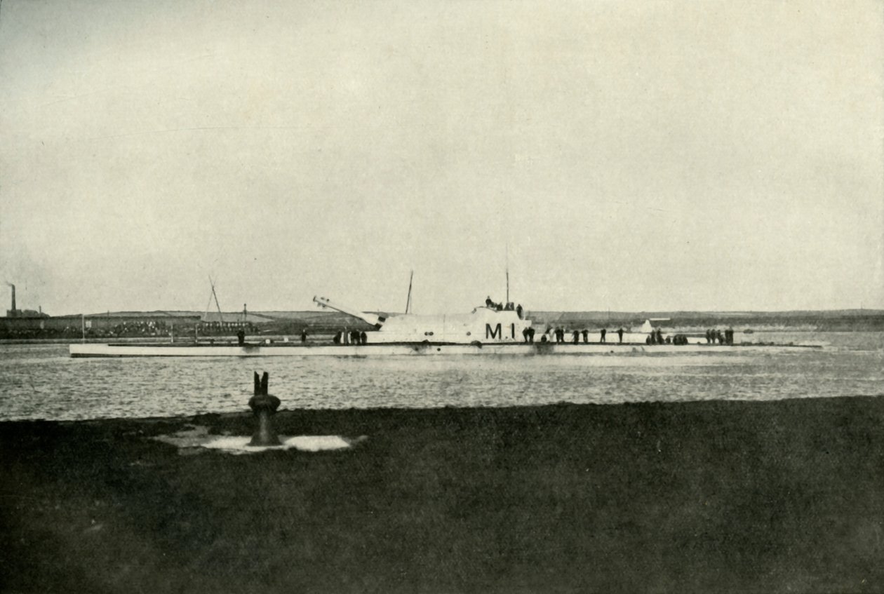 Um super-submarino britânico, c1914-1918, 1919. de Unbekannt