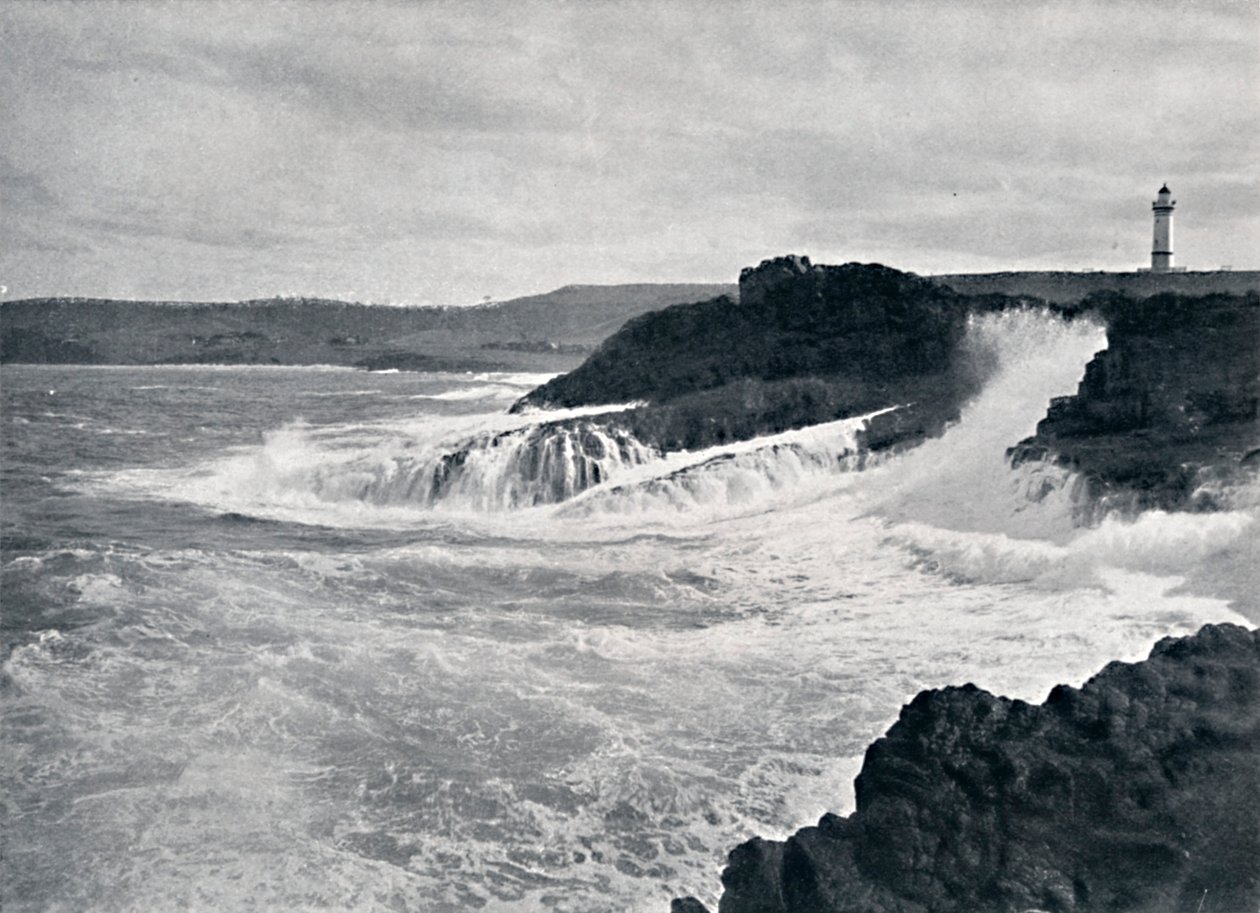 Uma vista encantadora da paisagem costeira pitoresca de NSW, c1900. de Unbekannt