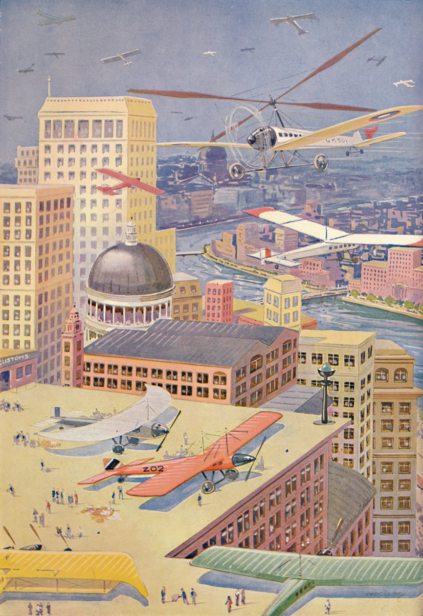Uma cidade do futuro, 1927 de Unbekannt