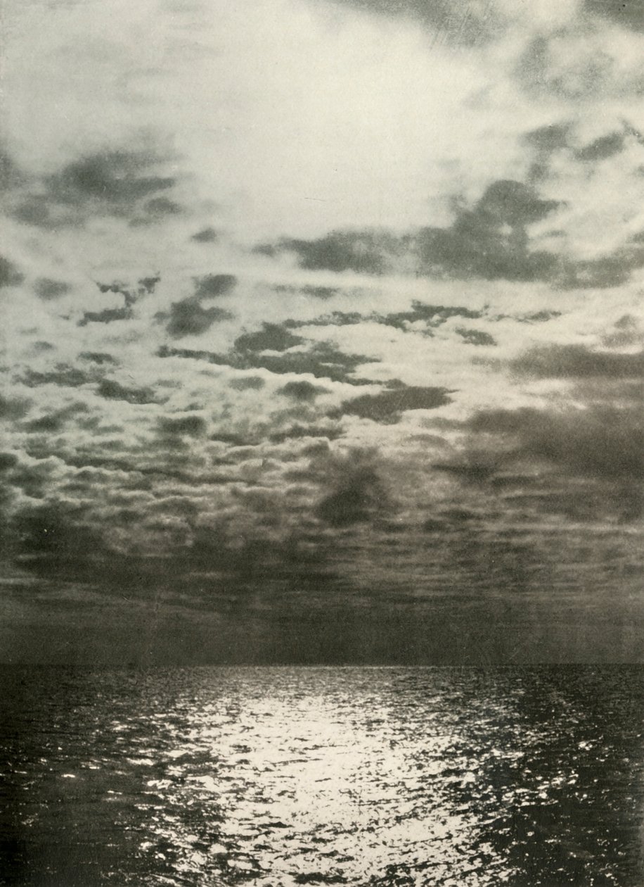 Um efeito de nuvem antes que o mar congelasse, c1908, 1909 de Unbekannt