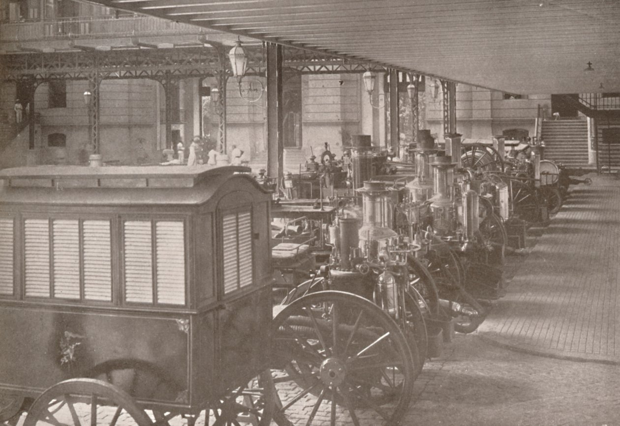Um canto da sede do Corpo de Bombeiros do Rio, 1914 de Unbekannt