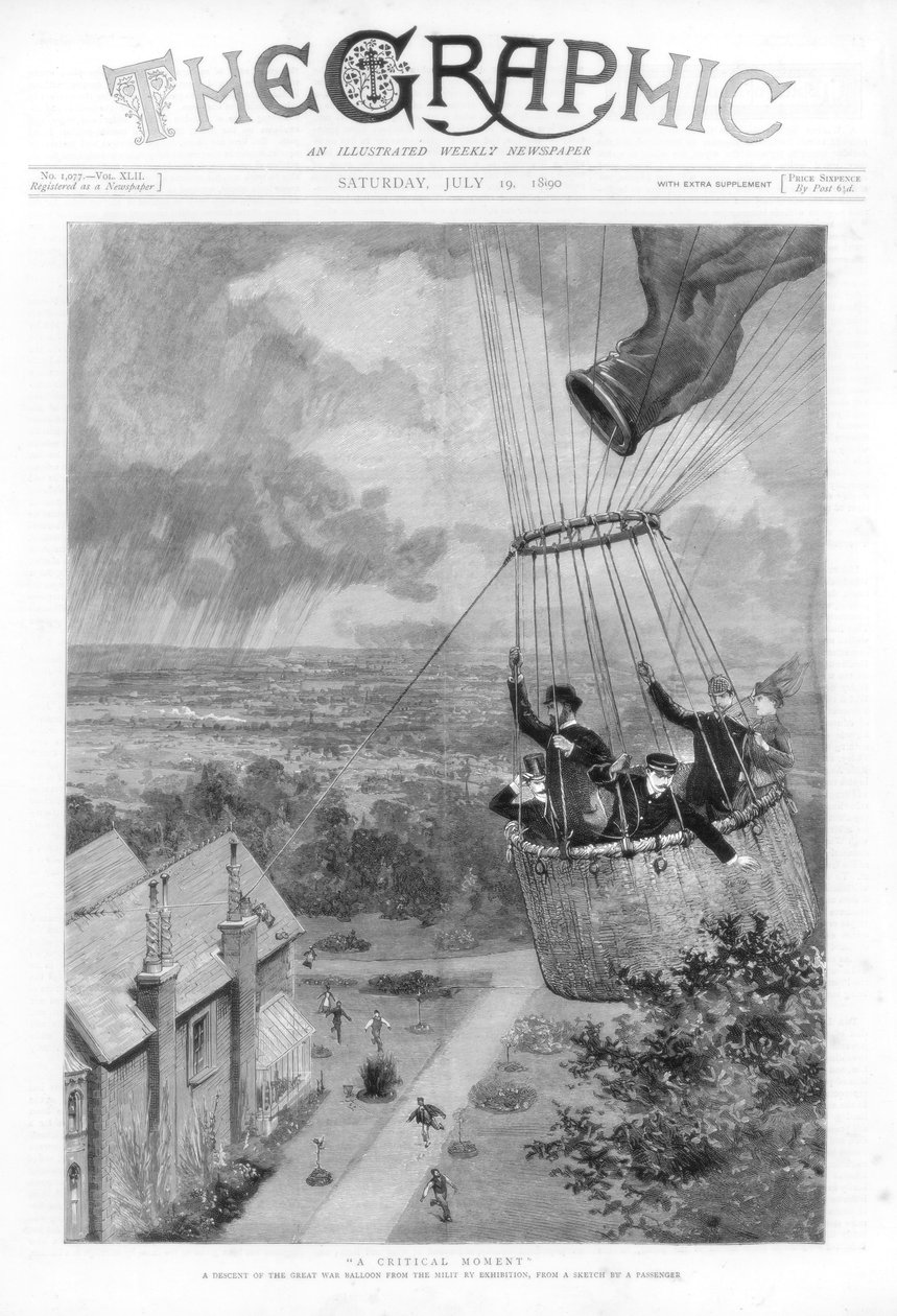 Um momento crítico, 1890 de Unbekannt