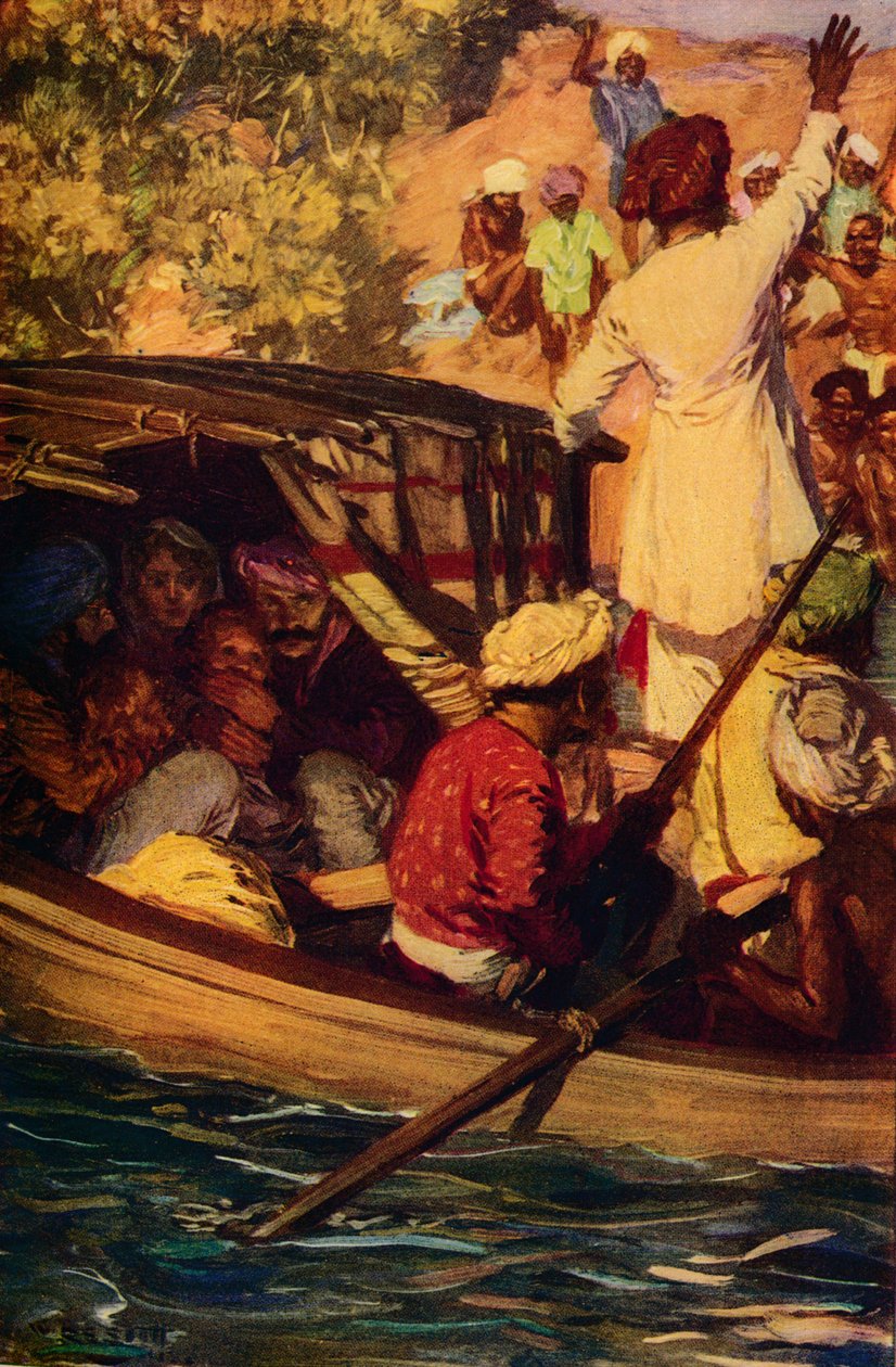 Um momento crítico, c1857 c1912 de Unbekannt