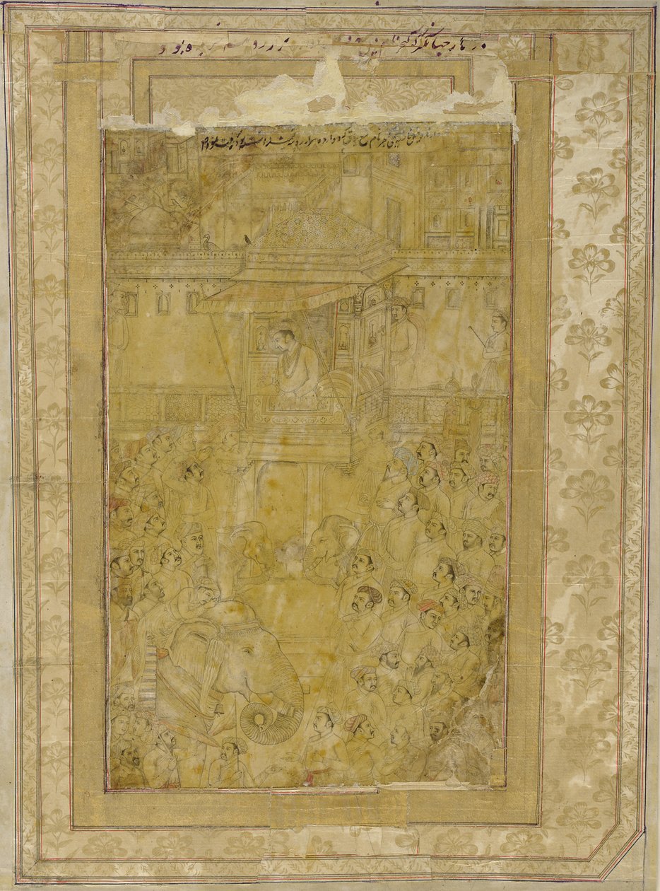 A Darbar de Jahangir, início do século 17. de Unbekannt