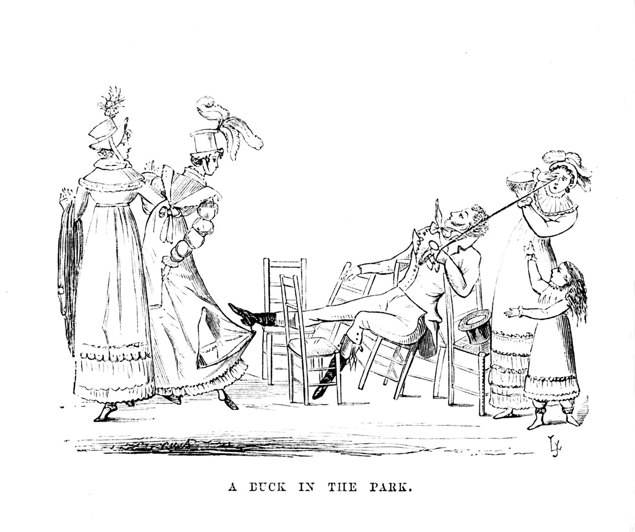 Um pato no parque, c1870 de Unbekannt