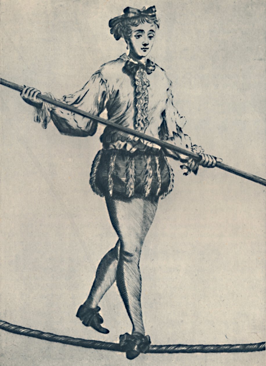 Um famoso caminhante de cordas apertadas do século XVII, 1942 de Unbekannt