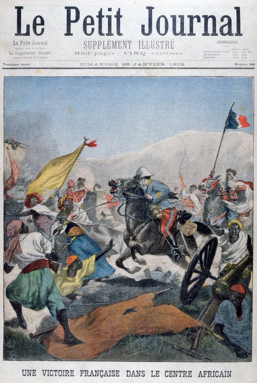 Uma vitória francesa na África Central, 1902 de Unbekannt