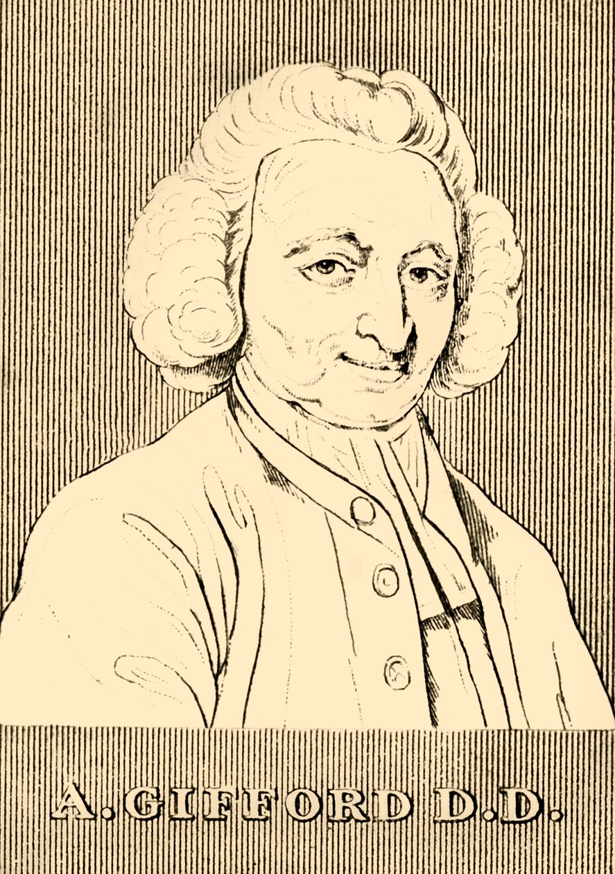 A. Gifford DD, 1700-1784, 1830. de Unbekannt