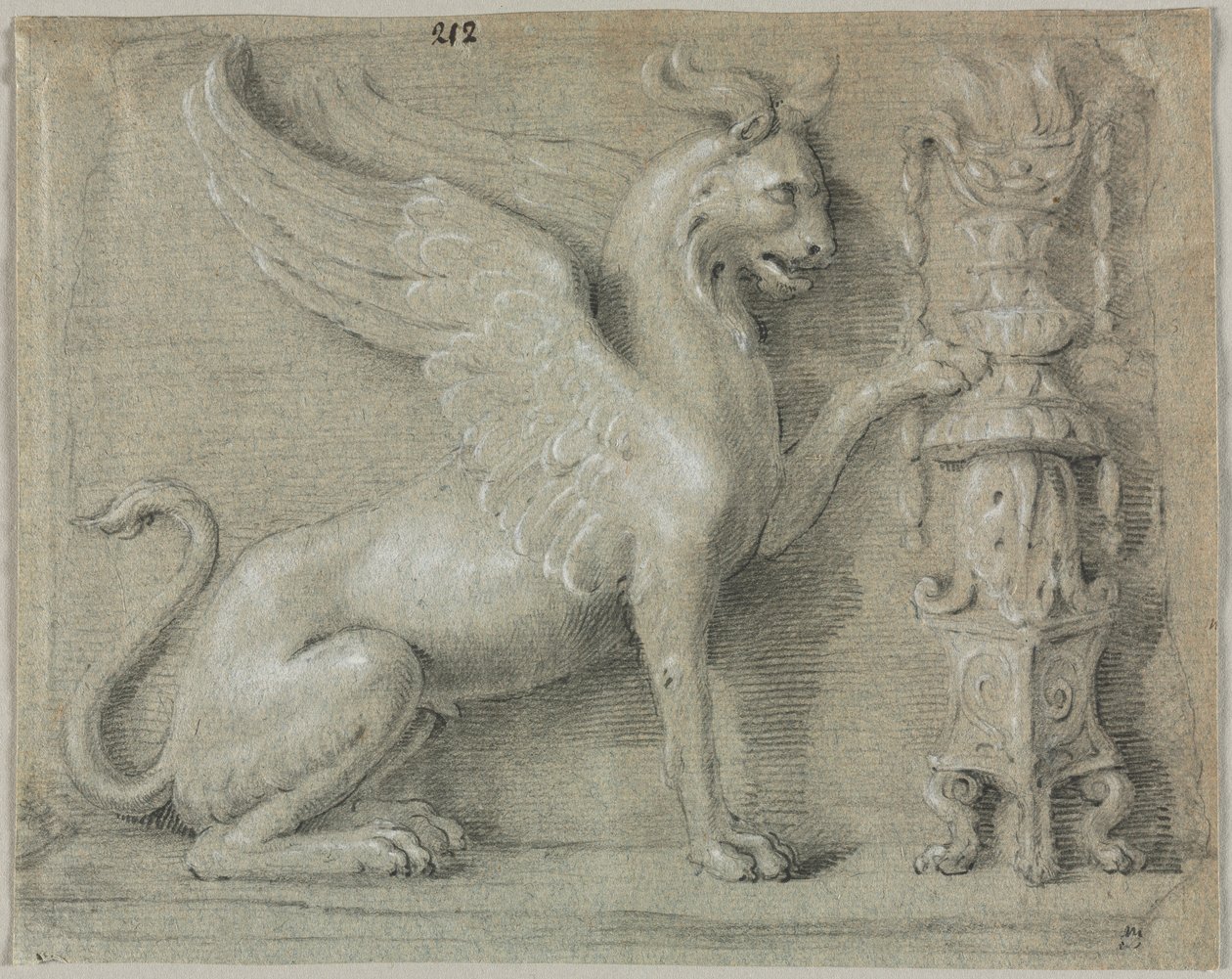 Griffin Relief, década de 1700. de Unbekannt