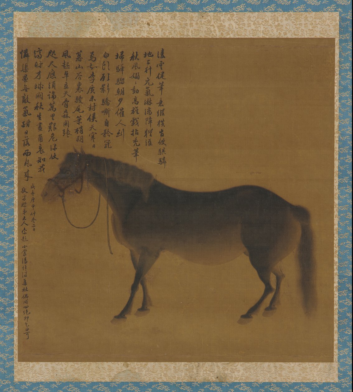 Um cavalo, dinastia Qing, século XVIII. de Unbekannt