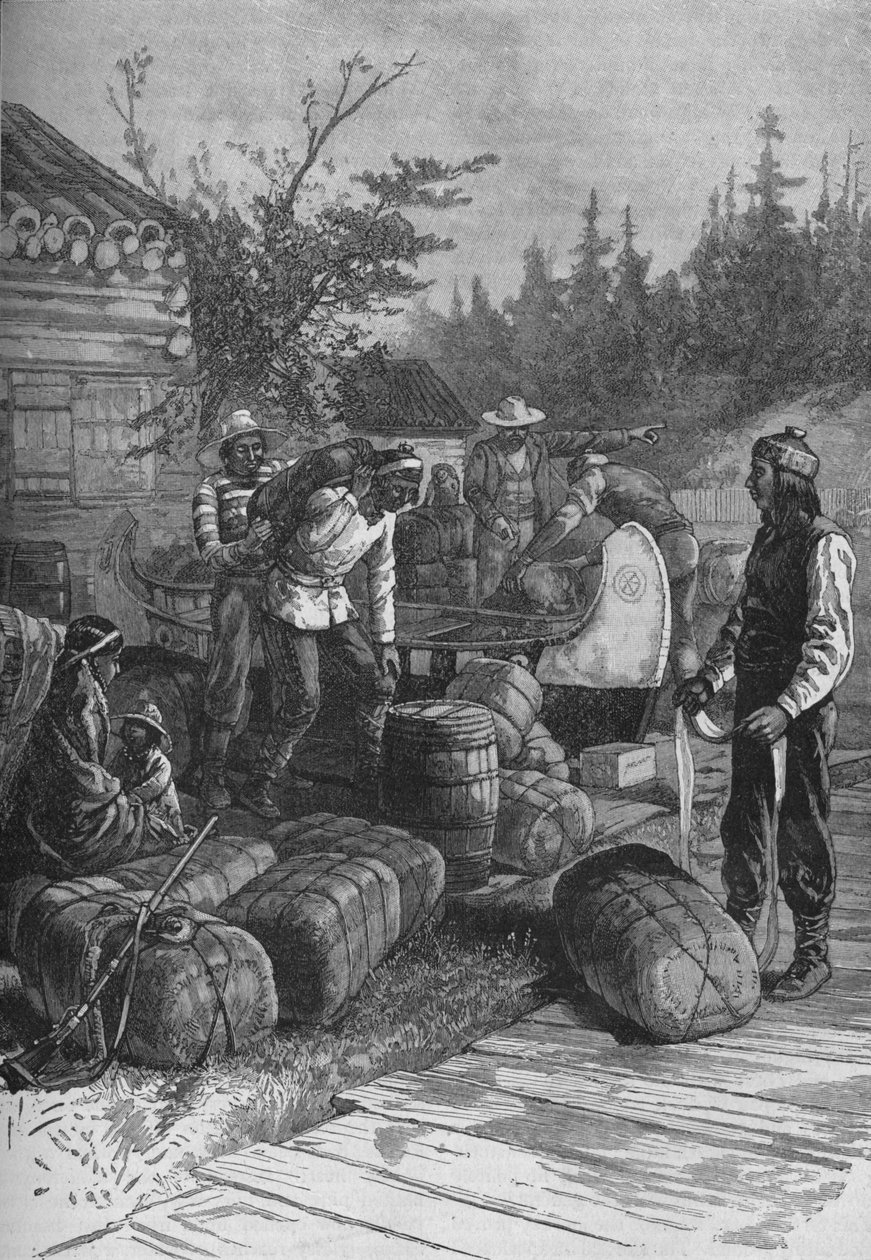 Um Hudson Bay Companys Post, 1902 de Unbekannt