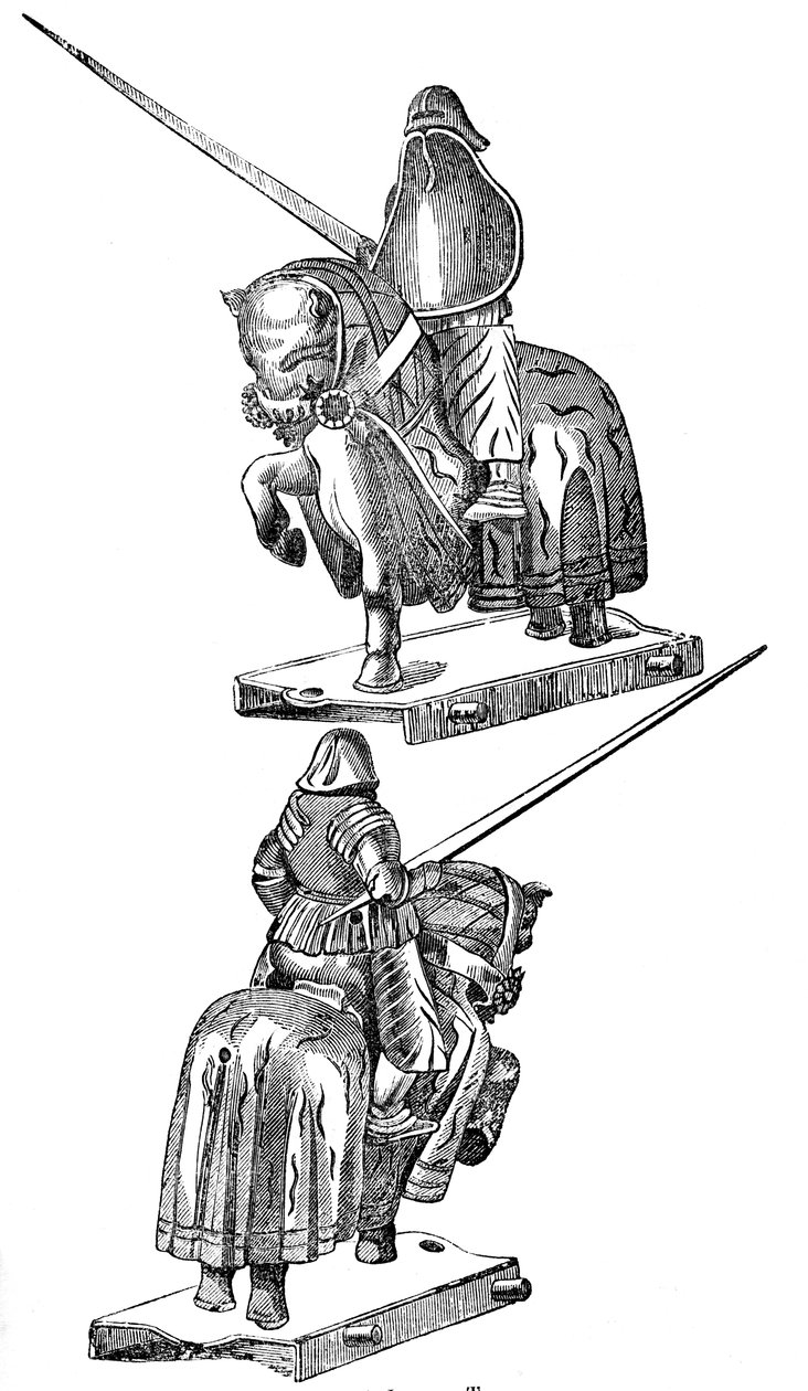 Um brinquedo justing, 1833 de Unbekannt