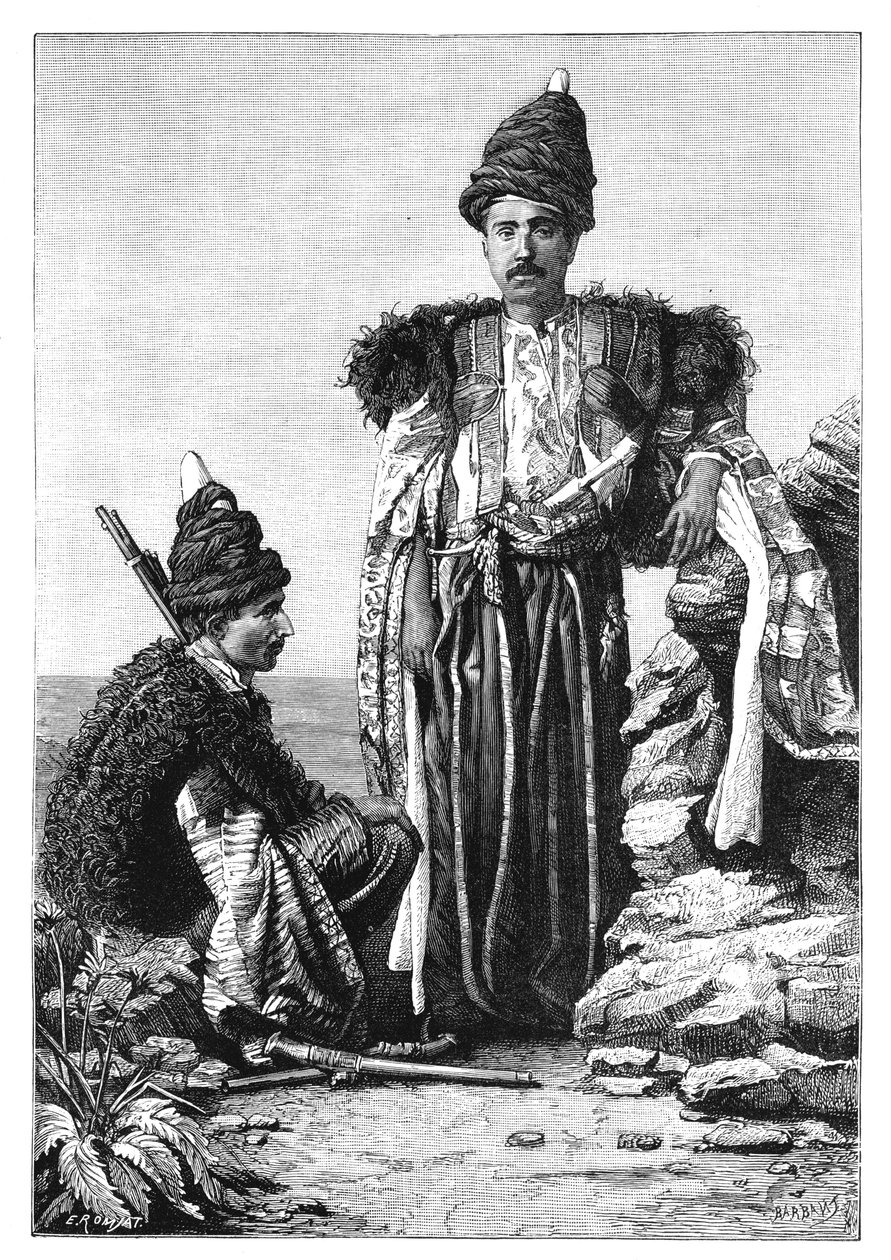 Senhores curdos, 1895 de Unbekannt
